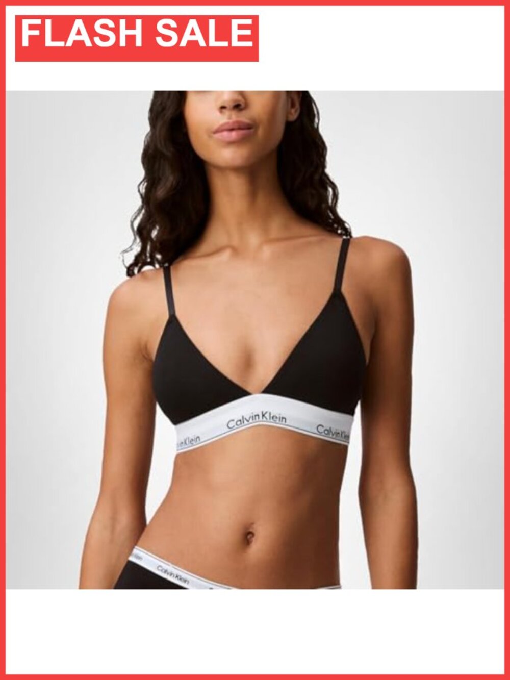 Calvin Klein Modern Cotton Lightly Lined Triangle Wireless Bralette
